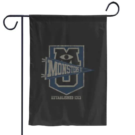 Disney Pixars Monsters University Vintages Collegiate MU Badge Garden Flags