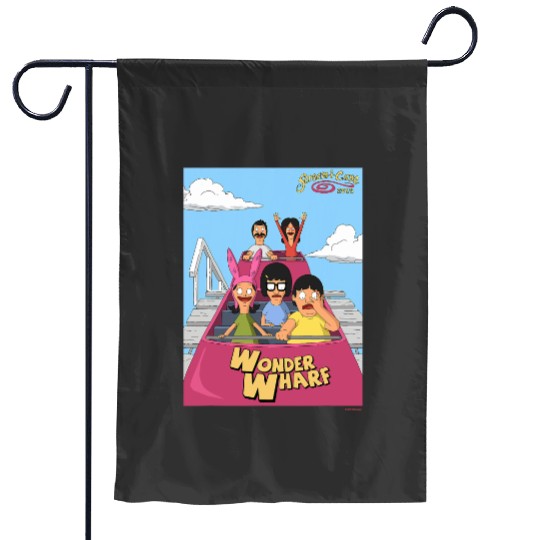 The Bobs Burgers Movie Wonder Wharf Roller Coaster Garden Flags