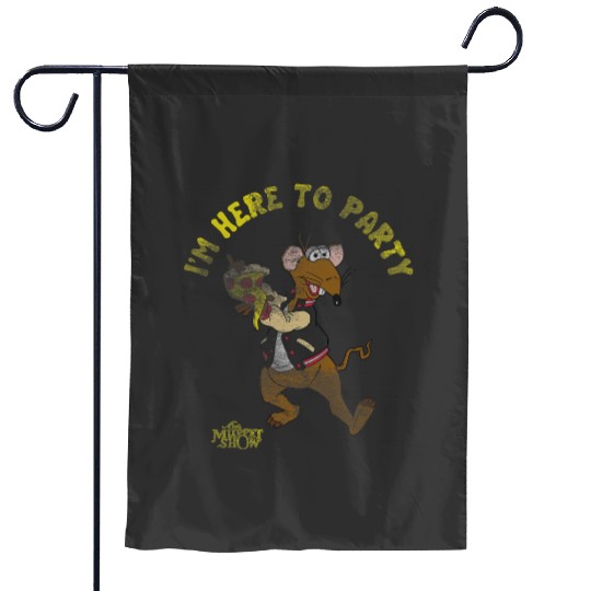 Disney The Muppets Show Im Here To Party Rizzo Retro Garden Flags