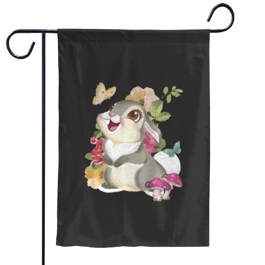 Disney Bambi Thumper Vintages Floral Portrait Premium Garden Flags