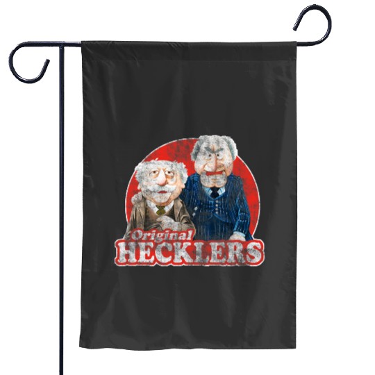 Disney The Muppets The Original Hecklers Distressed Garden Flags