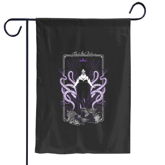 Disney Ursula Tarot Card Garden Flags