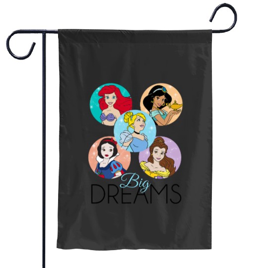 Disney Princess Big Dreams Sparkle Character Bubbles Garden Flags
