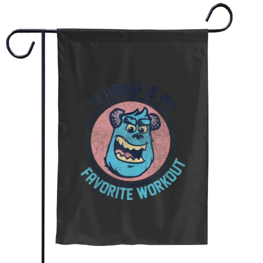 Disney Monsters Inc. My Workout Garden Flags