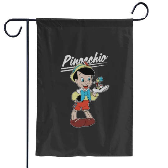 Disney Pinocchio and Jiminy Cricket Garden Flags