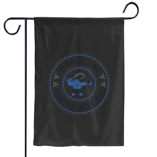 Disney Moana Maui Yeah Its Me Youre Welcome Big Emblem Garden Flags