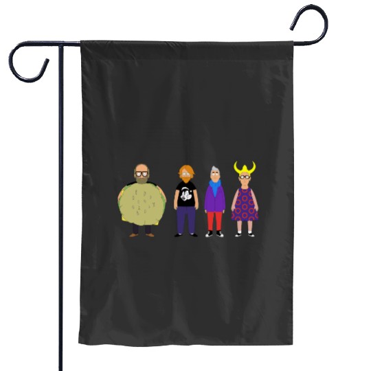 Bobs Burgers Phish by Custeez Garden Flags