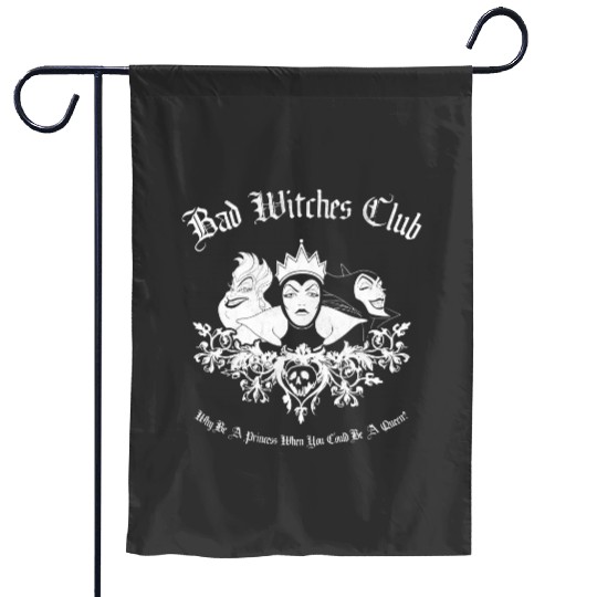 Disney Villains Bad Witches Club Group Shot Sweat Sweat Garden Flags