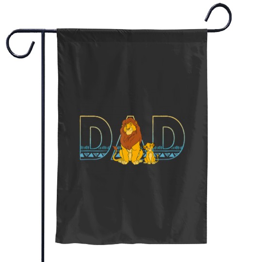 Disney The Lion King Simba and Mufasa Dad Garden Flags