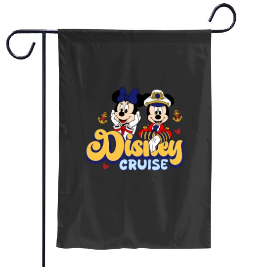 Disney Vacation 2024 Garden Flags, Disney Cruise Disney Cruise Garden Flags