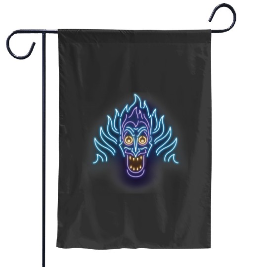 Disney Herculess Neon Hades Head Shot Graphic Garden Flags