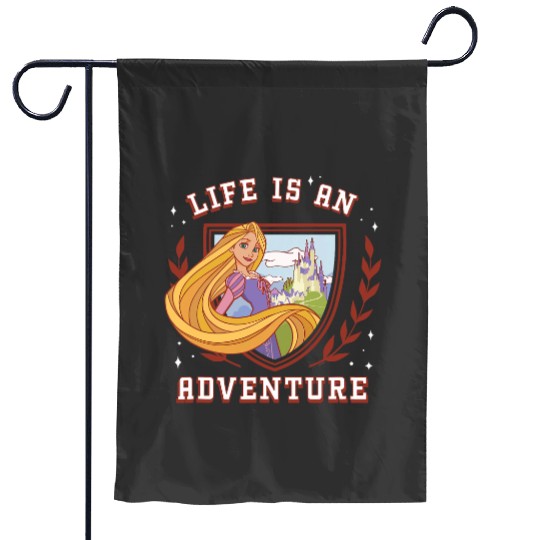 Disney Princess Rapunzel Tangled Life is an Adventure Crest Garden Flags