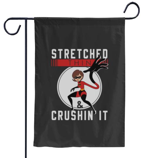 Disney and Pixars The Incredibles Elastigirl Stretched Thin Garden Flags