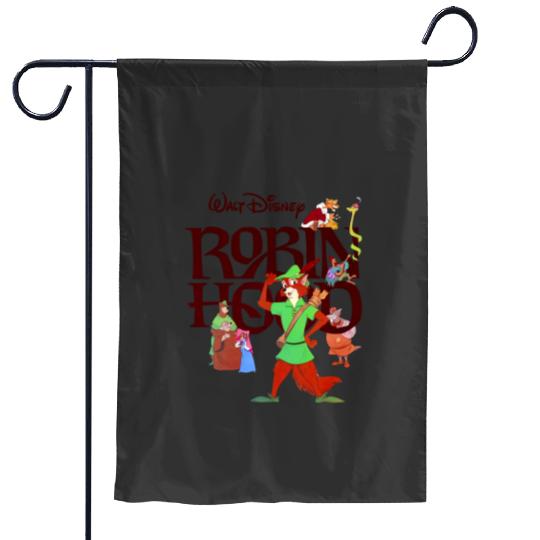 Retro Disney Robin Hood 1973  Garden Flags, Robin Hood Garden Flags