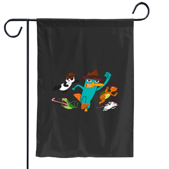 Disney Channel Phineas and Ferb O.W.C.A. Garden Flags