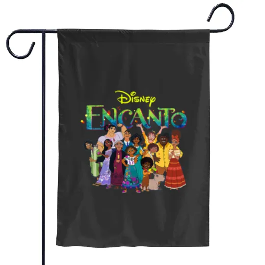 Womens Disney Encanto Madrigal Family VNeck Garden Flags