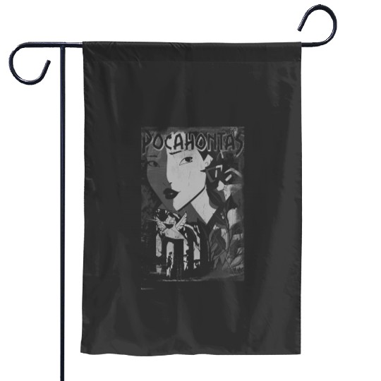 Disney Pocahontas Dark Portrait Garden Flags