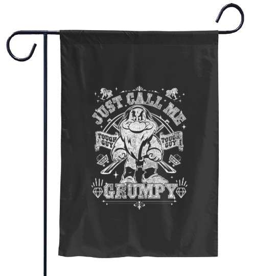 Disney Snow White The Seven Dwarfs Grumpy Just A Tough Guy Garden Flags