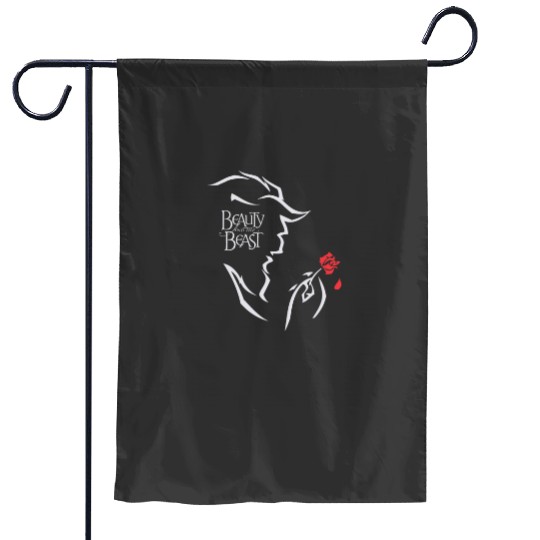 Disneyampx27s Beauty And The Beast Fitted Essential Garden Flags