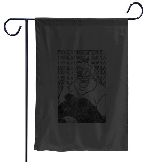 Disney Villains Ursula Evil Portrait Garden Flags