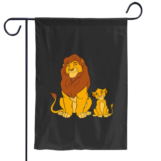 Disney The Lion King Young Simba and Mufasa Garden Flags