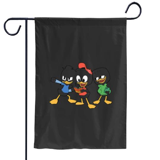 Disney DuckTales Huey Dewey Louie Portrait Garden Flags