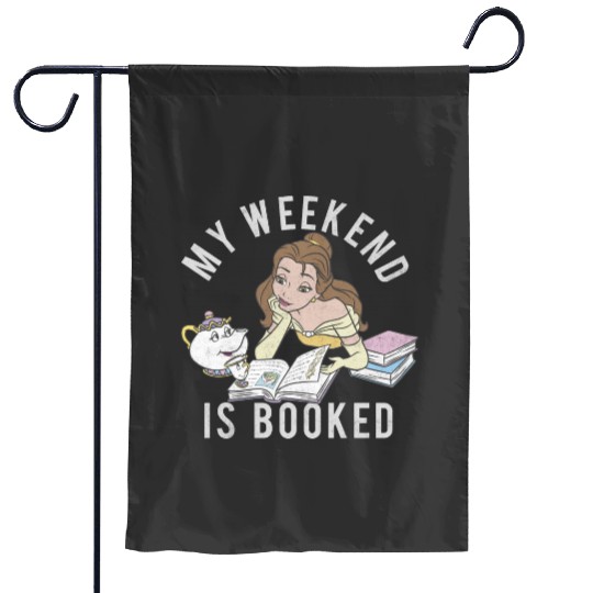 Disney Beauty And The Beast Belle My Weekend Is Booked Pullover Garden Flags
