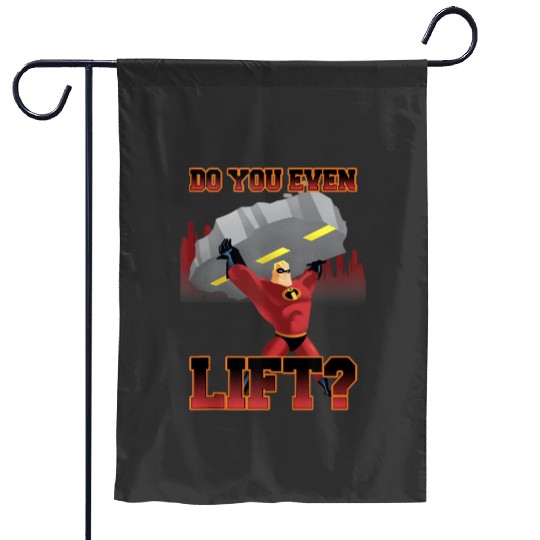 Disney Pixars The Incredibles Mr. Incredible Do You Even Lift Garden Flags