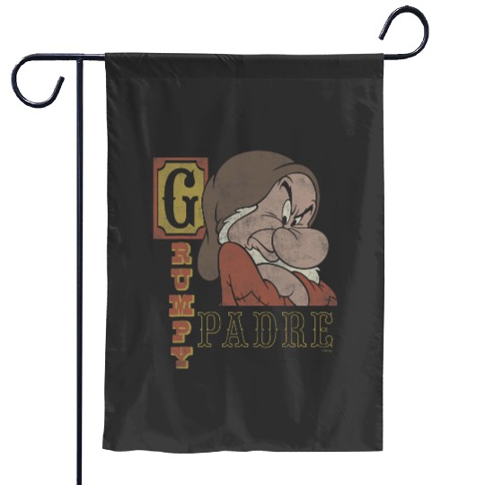 Disney Snow White and the Seven Dwarfs Grumpy Padre Garden Flags