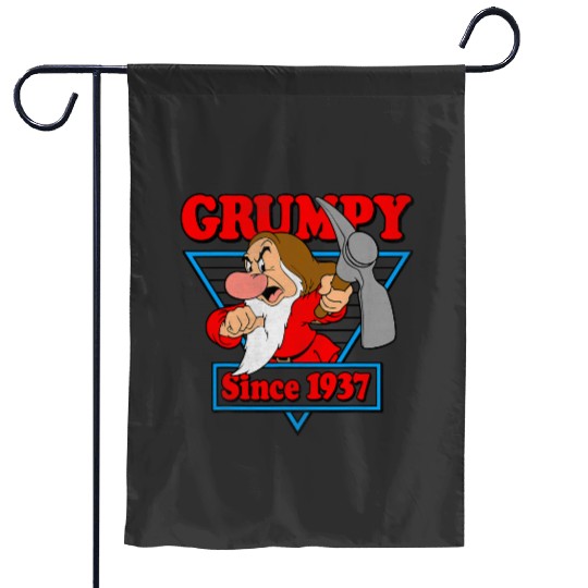 Disney Snow White Grumpy Since 1937 Triangle Graphic Garden Flags