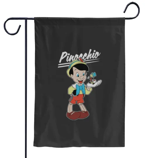 Disney Pinocchio and Jiminy Cricket Garden Flags