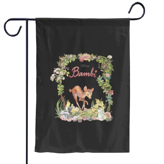 Disney Bambi Floral Portrait Premium Garden Flags