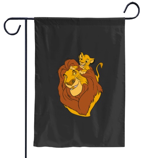 Disney The Lion King Simba and Mufasa Crewneck Sweatshirt Sweatshirt Garden Flags
