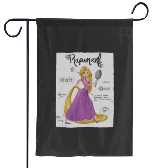 Disney Tangled Rapunzel Fashion Callouts Tank Top Garden Flags
