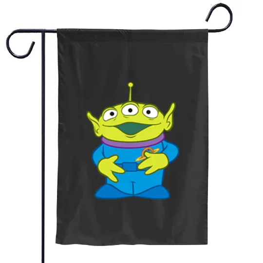 Disney Pixarss Toy Story Pizza Planetss Alien Pocket Garden Flags