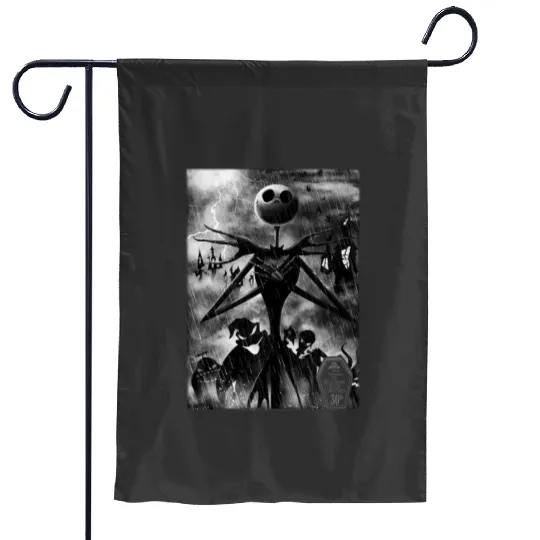 Disney The Nightmare Before Christmas Jack In Graveyard Garden Flags