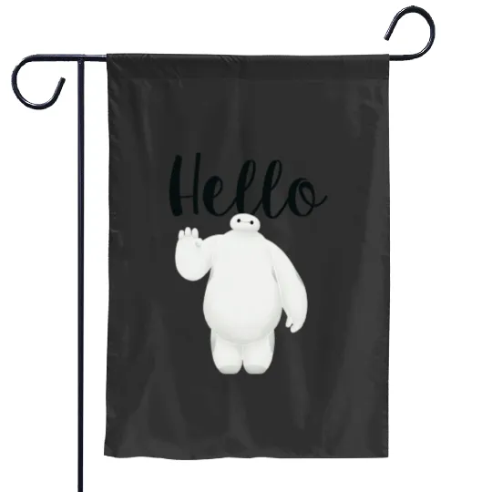 Disney Big Hero 6 Baymax Hello Wave Graphic Garden Flags