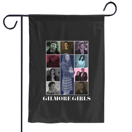 Gilmore Girls Eras Tour White Print Garden Flags