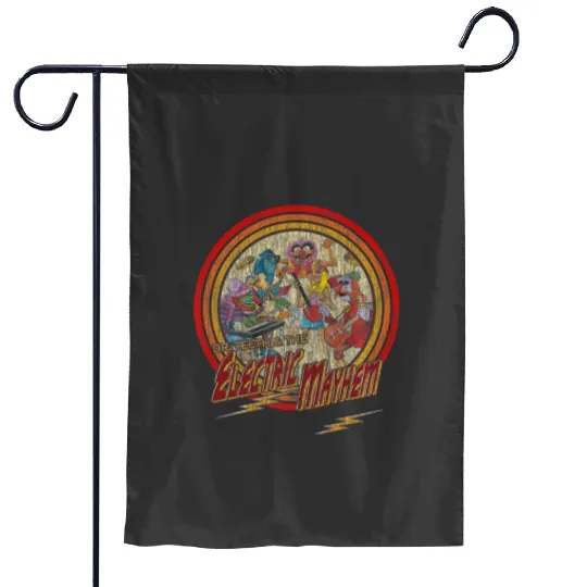Disney The Muppets Electric Mayhem Vintagess Band Premium Garden Flags