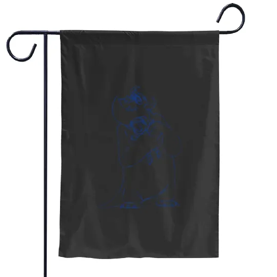 Disney Pixars Monsters Inc. Mike Boo Hug Fine Art Sketch Garden Flags
