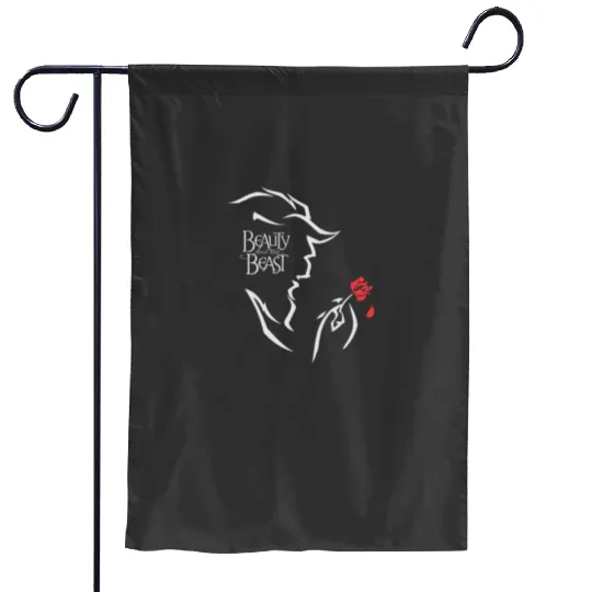 Disneyampx27s Beauty And The Beast Fitted Essential Garden Flags