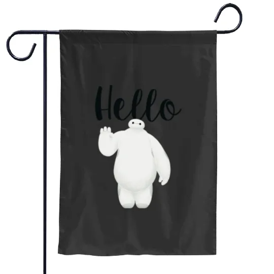 Disney Big Hero 6 Baymax Hello Wave Graphic Garden Flags