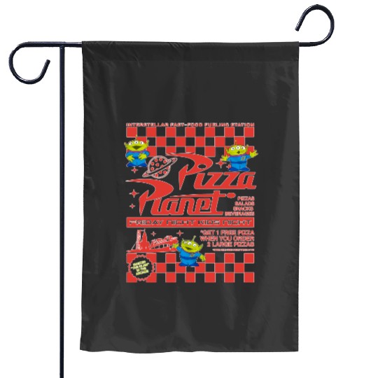 Pizza Planet Toy Story Disney Garden Flags, Toy Story Garden Flags,