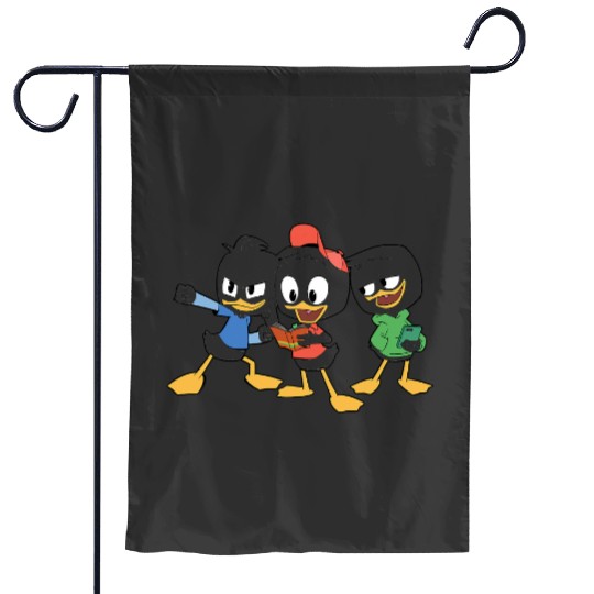 Disney DuckTales Huey Dewey Louie Portrait Garden Flags