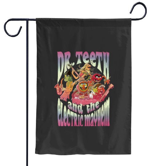 Womens Disney The Muppets Dr. Teeth And The Electric Mayhem VNeck Garden Flags