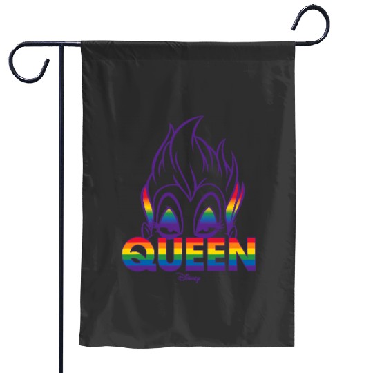 Disney Villains Ursula Queen Pride Rainbow Garden Flags