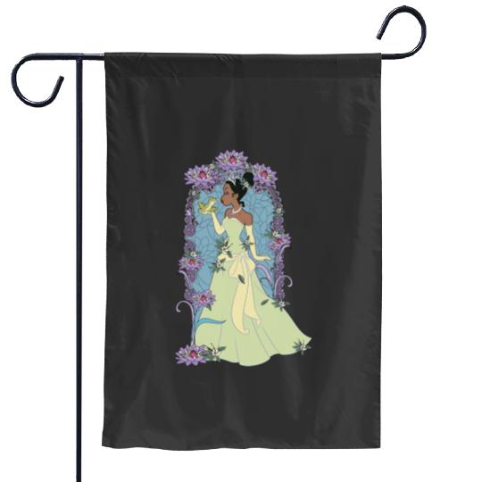 Disney Princess And The Frog Tiana Floral KISSs Garden Flags