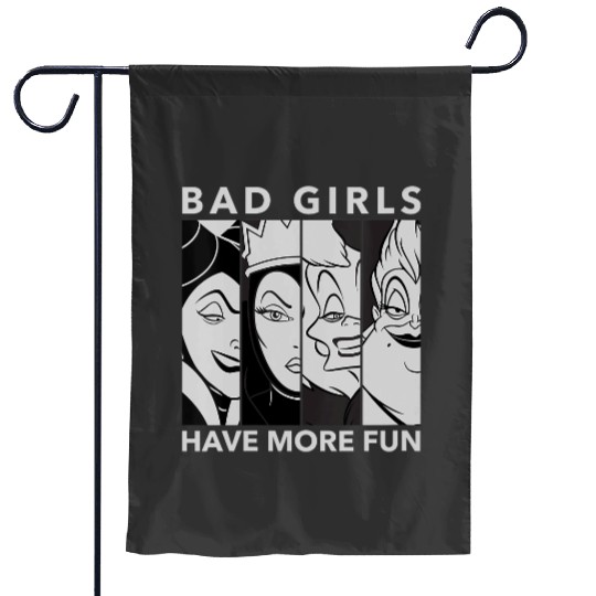 Womens Disney Villains Bad Girls Have More Fun VNeck Garden Flags