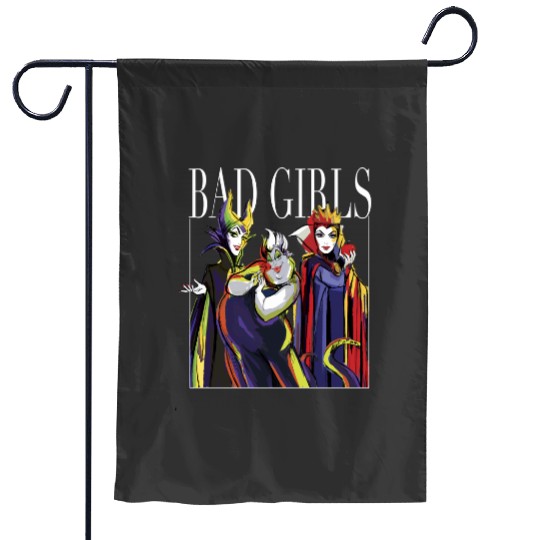 Disney Villains Bad Girls Group Shot Painted Graphic Hoodie Pullover Hoodie Garden Flags