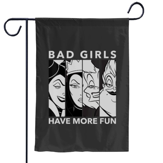 Womens Disney Villains Bad Girls Have More Fun VNeck Garden Flags